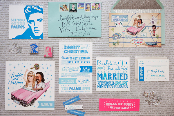 Las Vegas Wedding Invites