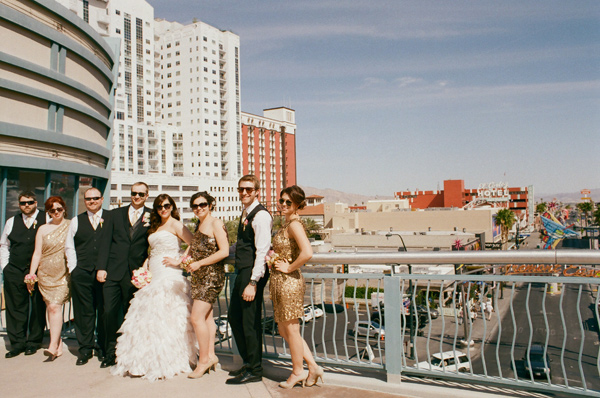 Vegas Wedding Bridal Party